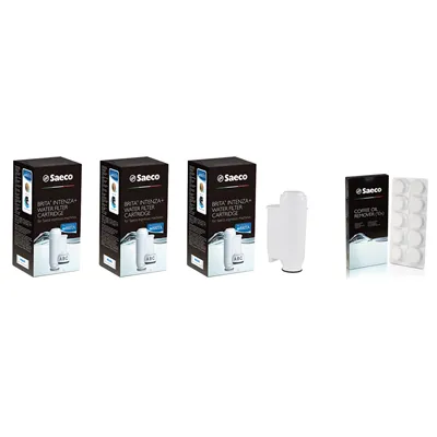Saeco / Philips Brita Intenza+ filtr 3 ks + Saeco CA6704/99 čisticí tablety do spařovací jednotky
