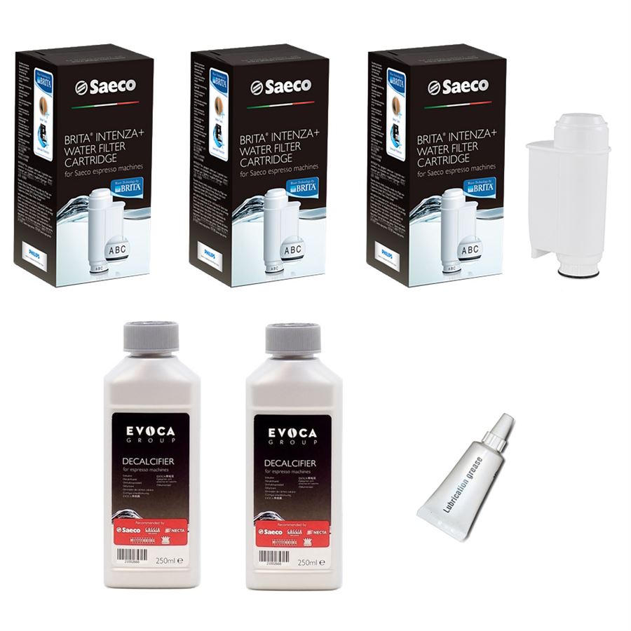 Levně Saeco / Philips Brita Intenza+ 3 s CA6700 odvápňovač 500 ml + CA6704/99 čisticí tablety do spařovací jednotky