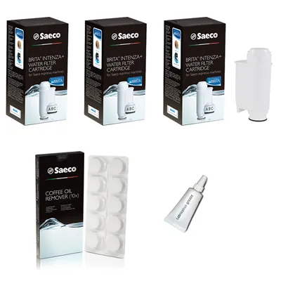 Saeco / Philips Brita Intenza+ 3 ks + CA6704/99 čisticí tablety do spařovací jednotky + Saeco mazivo pro spařovací jednotku