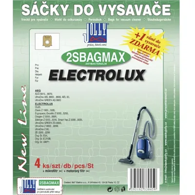Jolly textilní sáčky do vysavače 2SBAG MAX 4 ks
