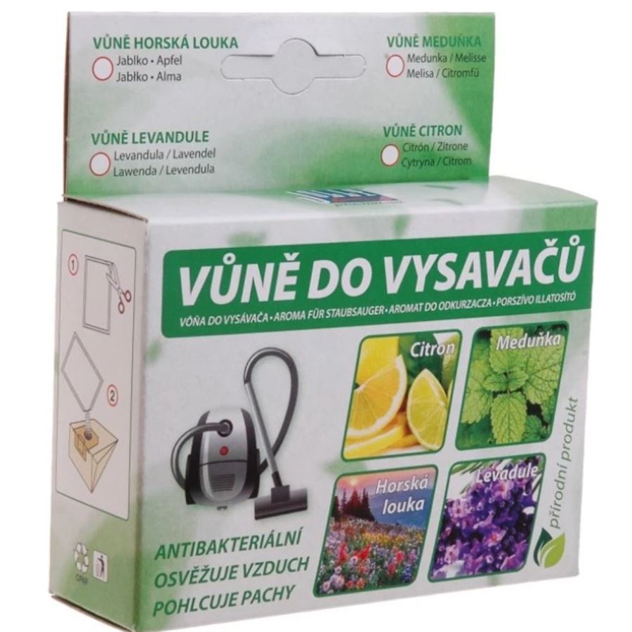 Levně Jolly vůně do vysavače horská louka 5 ks