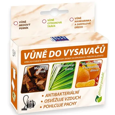 Jolly mandarinka a santal vůně do vysavače 5 ks