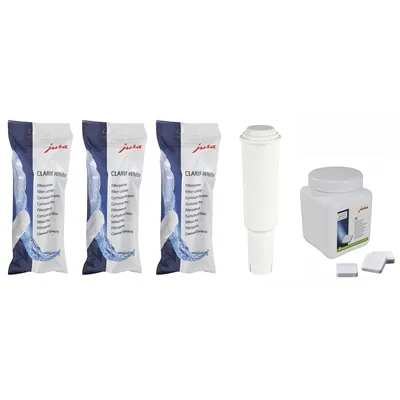 Jura Claris White filtr 3 ks + Jura odvápňovací tablety 36 ks