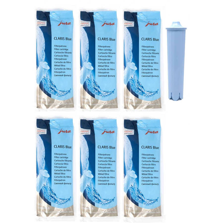 Jura Claris Blue 6 ks filtry do kávovarů PENEPEX.CZ