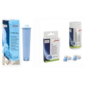 Jura Claris Blue filtr + Jura čisticí tablety 6 ks + Jura dvoufázové čisticí tablety 25 ks