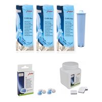 Jura Claris Blue filtr 3 ks + Jura čisticí tablety 6 ks + Jura odvápňovací tablety 36 ks