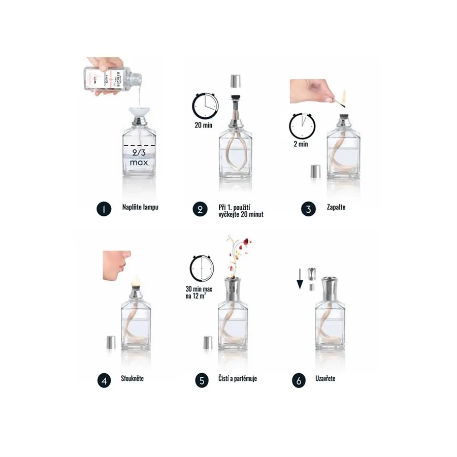Maison Berger Paris Fresh Linen, náplň do katalytické lampy 500 ml