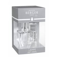 Maison Berger Paris katalytická lampa June transparentní + Neutrální čisticí směs 250 ml, dárková sada