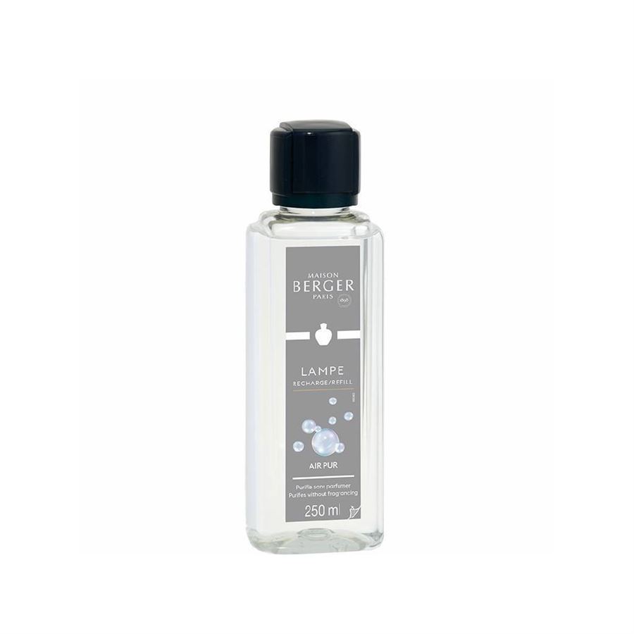 Maison Berger Paris katalytická lampa June transparentní + Neutrální čisticí směs 250 ml, dárková sada
