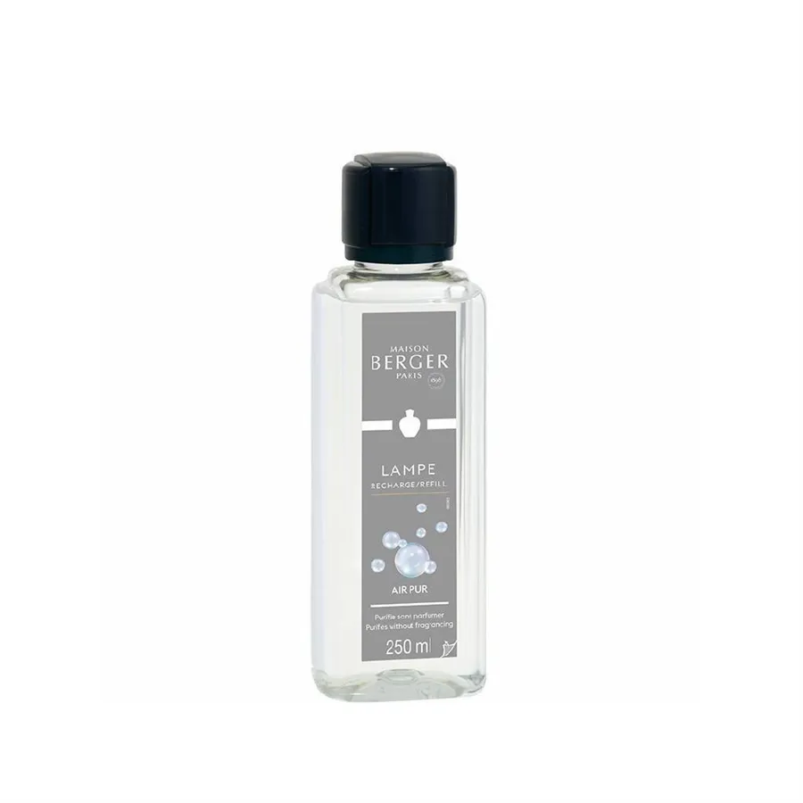 Maison Berger Paris katalytická lampa June transparentní + Neutrální čisticí směs 250 ml, dárková sada