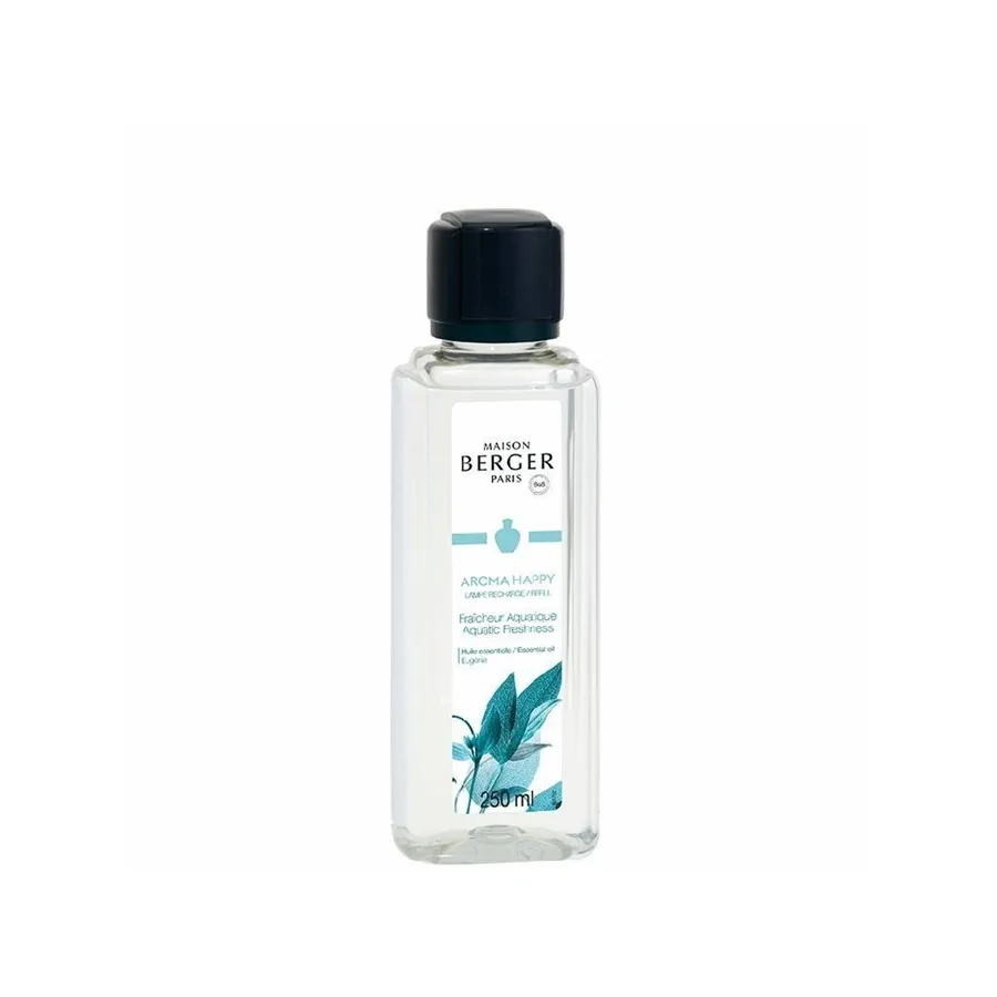 Maison Berger Paris katalytická lampa Aroma + Happy svěžest vody náplň 250  ml, dárková sada