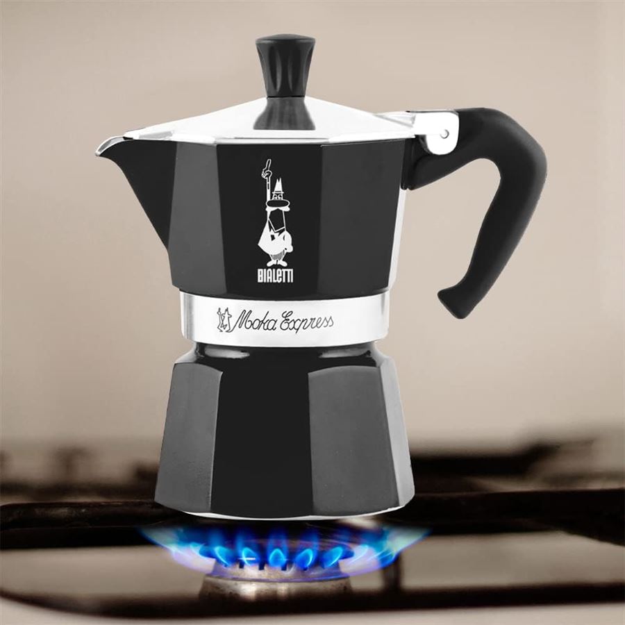 Bialetti Moka Express - moka konvice 3 šálky černá (1228003)