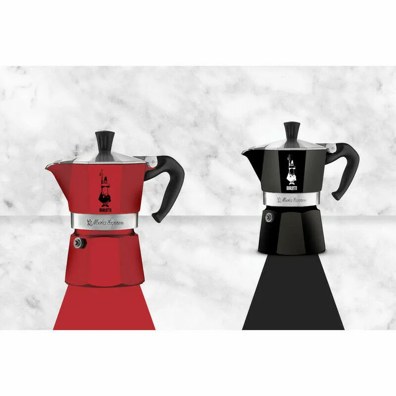 Bialetti Moka Express - moka konvice 3 šálky červená (1228009)