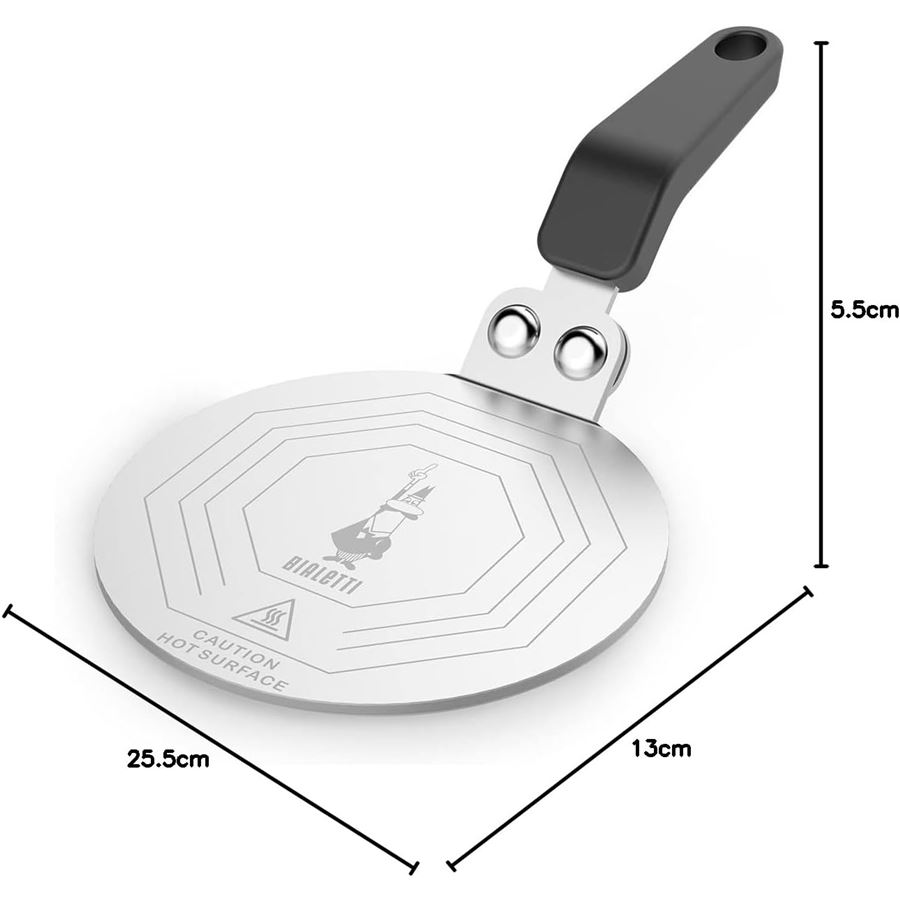 Bialetti indukční plotýnka (adaptér) 13 cm, stříbrná