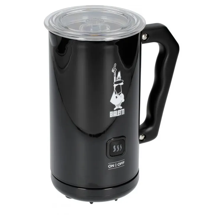 Bialetti 0004433 (MKF02) elektrický napěnovač mléka, černý, objem 300 ml