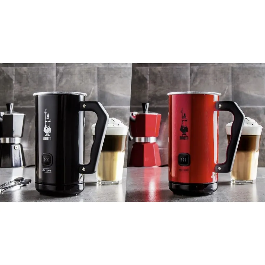 Bialetti 0004433 (MKF02) elektrický napěnovač mléka, černý, objem 300 ml