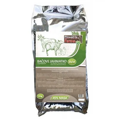 Slovakia Farma - Bačovo jehňátko 25/14 granule pro psy 15 kg