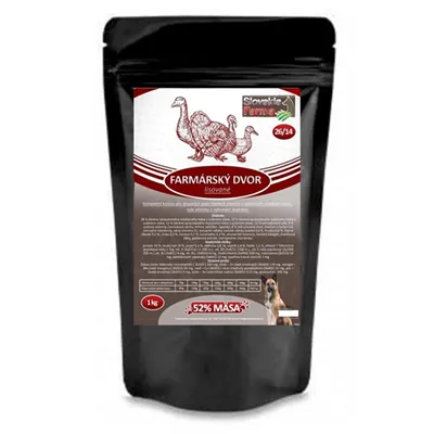 Slovakia Farma -  Farmářský dvůr 26/14 lisované hypoalergenní granule pro psy 1 kg