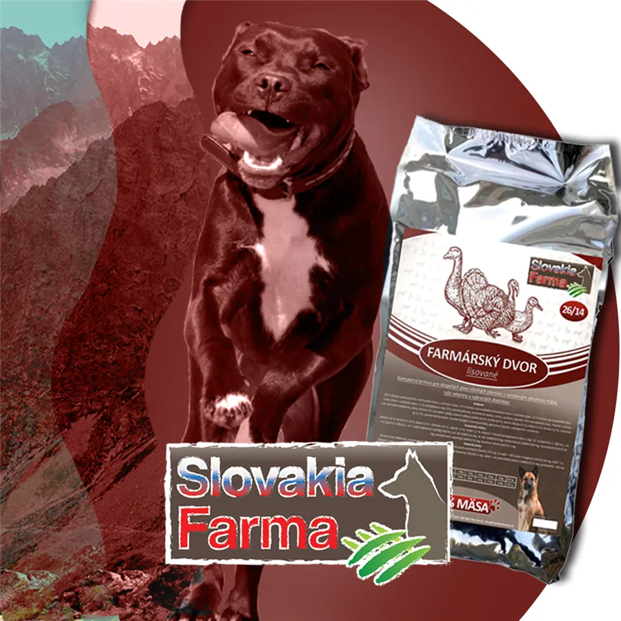 Slovakia Farma -  Farmářský dvůr 26/14 lisované hypoalergenní granule pro psy 1 kg