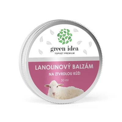 Green idea Lanolinový balzám na nohy a ruce 50 ml - balzám na ztvrdlou kůži 