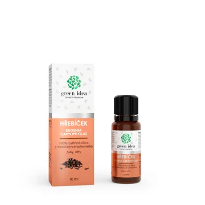 Green idea Hřebíček 100% silice 10 ml 