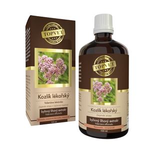 TOPVET Kozlík lékařský - Baldriánské kapky 100 ml stres, vyčerpání