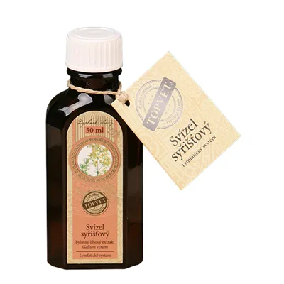 TOPVET Svízel syřišťový - kapky 50 ml lymfatický systém