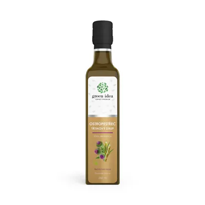 Green idea Ostropestřec třtinový sirup 250 ml - játra, detoxikace