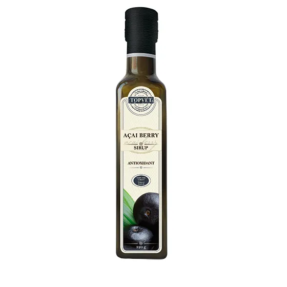 TOPVET Acai berry sirup farmářský ve skle 320 g (antioxidant)