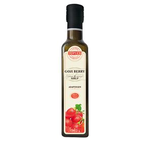 TOPVET Goji berry sirup farmářský ve skle 320 g (adaptogen)
