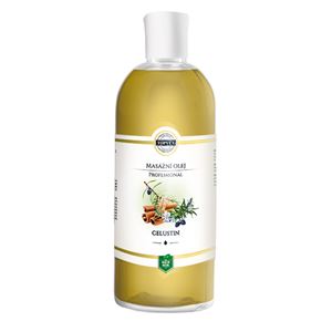TOPVET Celustin masážní olej proti celulitidě 500 ml