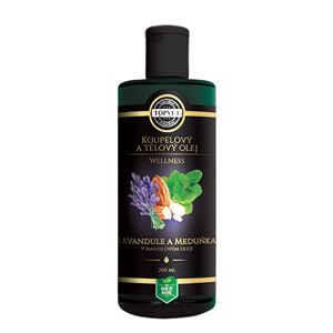 TOPVET Levandule a meduňka v mandlovém oleji 200 ml