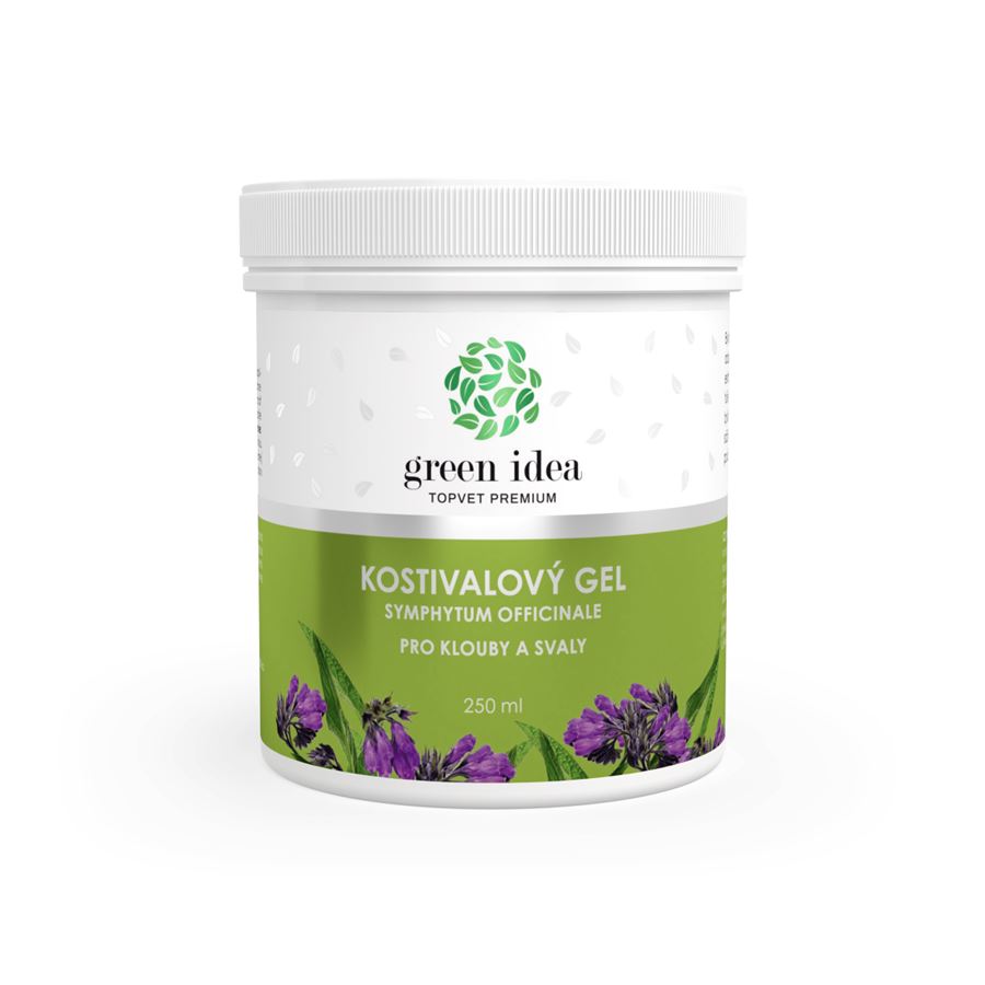 Levně Topvet kostivalový masážní gel 250 ml