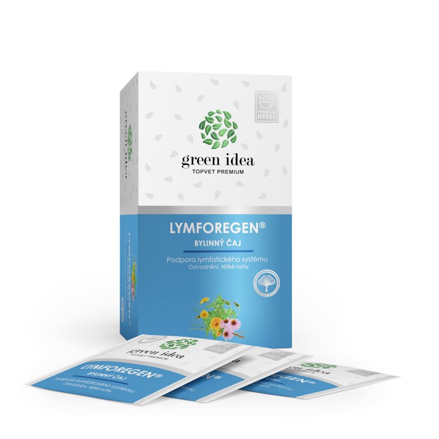 Green idea Lymforegen bylinný čaj podpora lymfatického systému 20 x 1,5 g