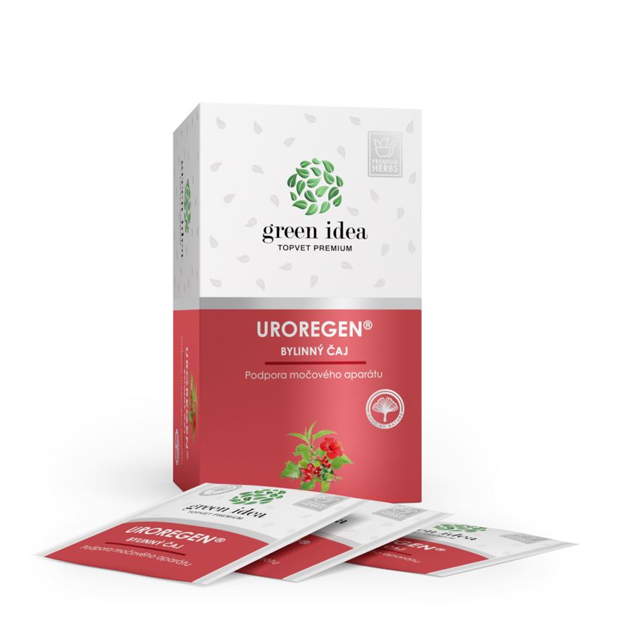 Green idea Uroregen bylinný čaj pro podporu močového aparátu 20 x 1,5 g 