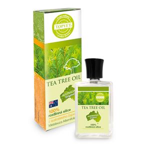 TOPVET Tea tree oil 100% silice 10 ml - antiseptické, protiplísňové účinky
