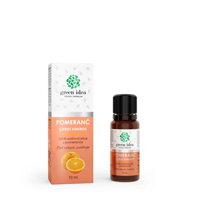 Green idea Pomeranč 100% silice 10 ml 