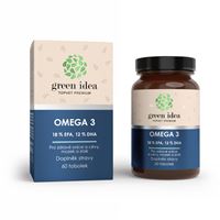 Topvet Omega 3 18% EPA 12% DHA gelové kapsle 60 tobolek