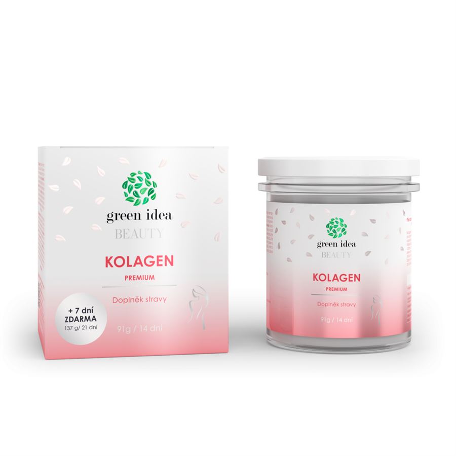 Green idea KOLAGEN PREMIUM - Doplněk stravy pro krásu i zdraví 91 g