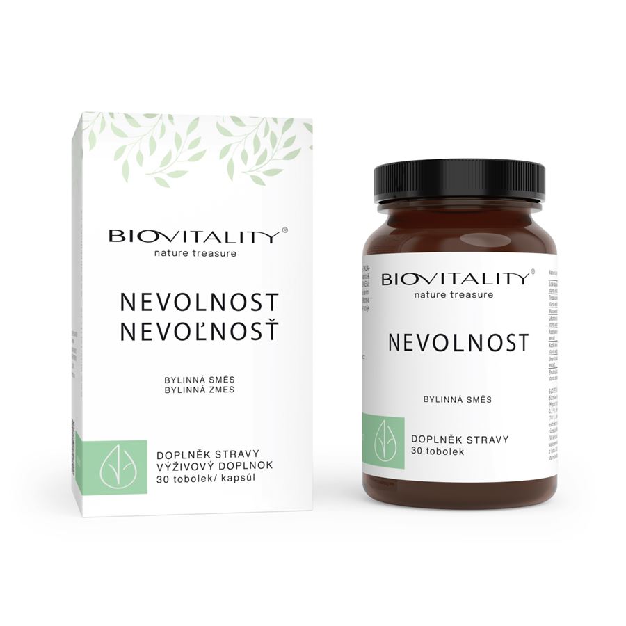 Levně Green idea BIOVITALITY nevolnost 30 tob.