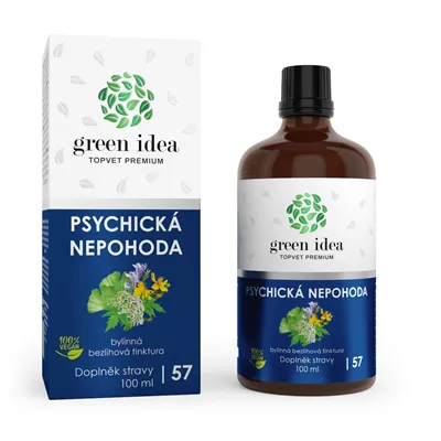 Green idea Psychická nepohoda bezlihová tinktura 100 ml
