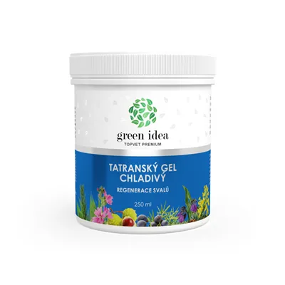 Green Idea tatranský bylinný chladivý gel 250 ml