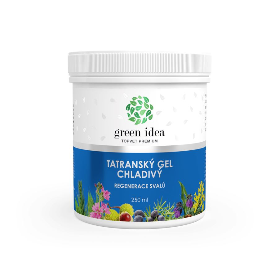 Levně Green Idea tatranský bylinný chladivý gel 250 ml