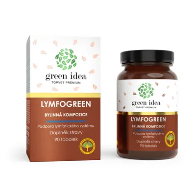 Green idea Lymfogreen 90 tobolek - podpora lymfatického systému