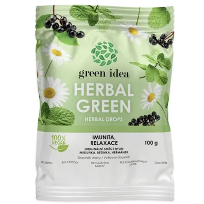 Green Idea Herbal bylinné bonbony 100 g