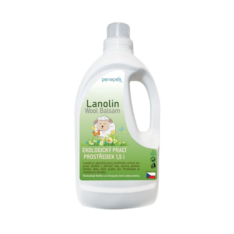 Levně Penepex Wool Balsam Lanolin prací prostředek 1,5 l