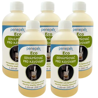 Univerzální Eco odvápňovač do kávovarů Penepex 500 ml (5 ks)