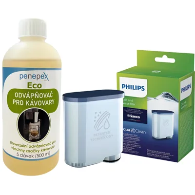 Philips AquaClean CA6903/10 filtr do kávovaru +  Penepex Eco univerzální odvápňovač 500 ml