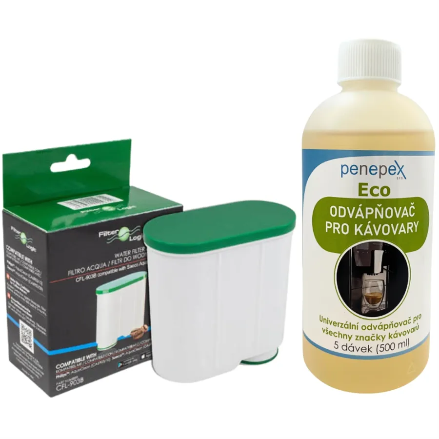 FilterLogic CFL-903B za Saeco/Philips AquaClean CA6903/00-10 + Penepex Eco univerzální odvápňovač 500 ml