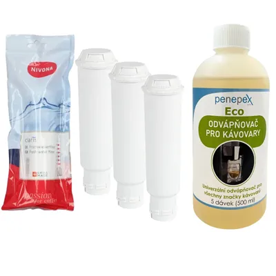 Nivona Claris NIRF 701/700 filtr do kávovaru (3 ks) + Penepex Eco odvápňovač 500 ml